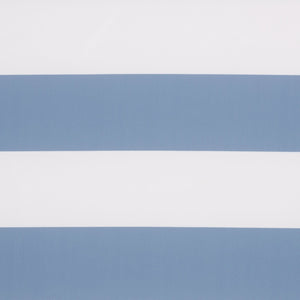 Safavieh Newport Lounge Chair - Stylish Black Stripe Design For Ultimate Comfort In Any Outdoor Space Natural ,Baby Blue Stripe Acacia ,Polyester,Foam Pat7316u