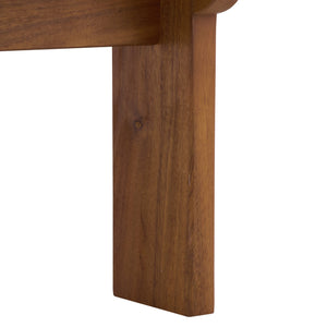 Safavieh Newport Lounge Chair - Stylish Black Stripe Design For Ultimate Comfort In Any Outdoor Space Natural ,Yellow Stripe Acacia ,Polyester,Foam Pat7316y