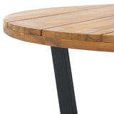 Safavieh Leo Round Coffee Table 3 Legs Natural / Black PAT7319B