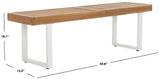 Safavieh Monti Bench Natural / White PAT7321A