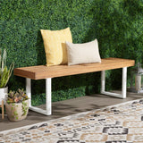 Safavieh Monti Bench Natural / White PAT7321A