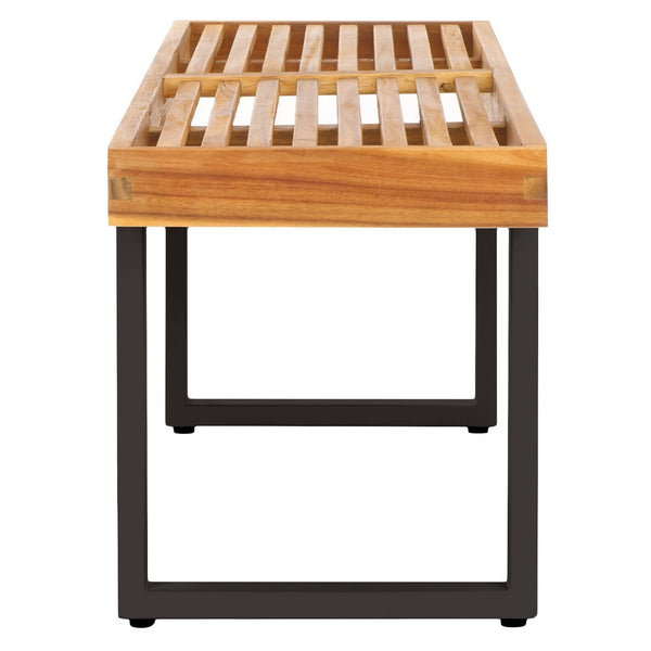 Safavieh Monti Bench Natural / Black PAT7321B