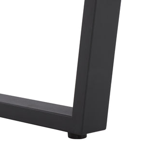 Safavieh Heather 72" Outdoor Bench - Elegant Acacia Wood And Steel For Stylish Garden And Patio Decor Natural ,Black Steel Pat7327b