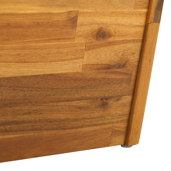 Safavieh Dune Lounge Chair Set - Stylish Acacia Wood Duo With Weather-resistant Cushions For Outdoor Comfort Natural ,Beige  Pat7328a-set2