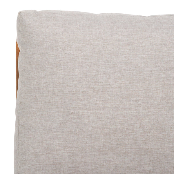 Safavieh Dune Lounge Chair Set - Stylish Acacia Wood Duo With Weather-resistant Cushions For Outdoor Comfort Natural ,Light Grey  Pat7328b-set2