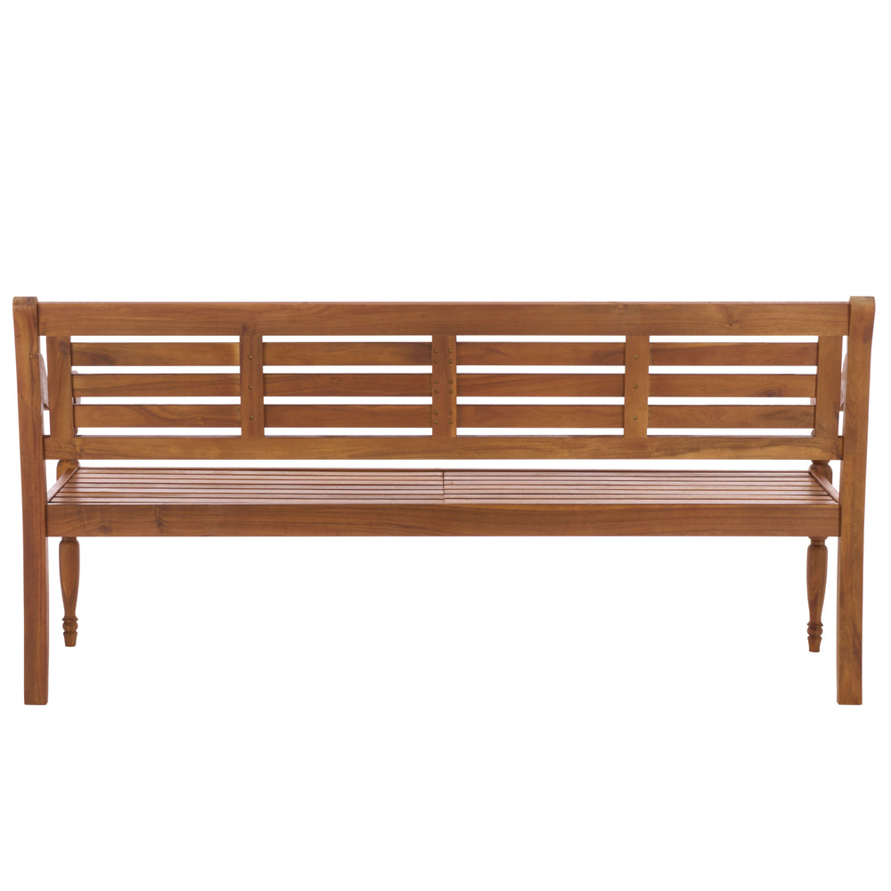 Kanger Bench In Solid Acacia Wood With Weather-Resistant Finish — Timeless Outdoor Seating, 70" DàI