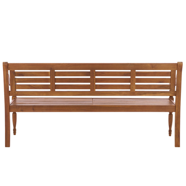 Kanger Bench In Solid Acacia Wood With Weather-Resistant Finish — Timeless Outdoor Seating, 70" DàI
