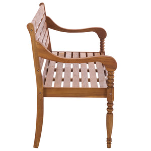 Kanger Bench In Solid Acacia Wood With Weather-Resistant Finish — Timeless Outdoor Seating, 70" DàI