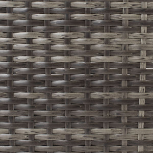 Safavieh CADEO Outdoor Daybed – Luxurious Wicker Frame with Plush Cushions for Relaxing Poolside Retreat Grey Brown / White PAT7500C