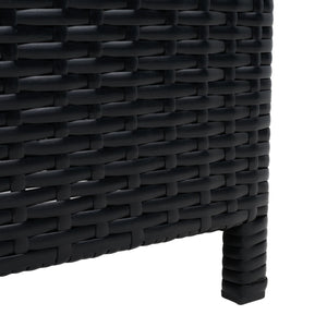 Safavieh CADEO Outdoor Daybed – Luxurious Wicker Frame with Plush Cushions for Relaxing Poolside Retreat Black / Light Grey PAT7500E