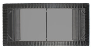 Safavieh HORUS 5PC Outdoor Dining Set with Plush Cushions for Stylish Gatherings and Weather-Resistant Comfort Black / Beige PAT7502A