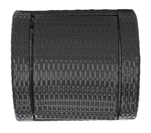 Safavieh SERAPIS Trash Bin - Elegant Outdoor Waste Solution for Stylish Patios, Porches, and Gatherings Black PAT7511A