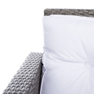 Safavieh Lorma 4Pc Living Set Grey Brown/White PAT7514C-2BX