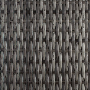 Safavieh VELLOR 4-Piece Outdoor Living Set with Plush Cushions and Glass-Topped Table for Cozy Gatherings Grey Brown / White PAT7516C