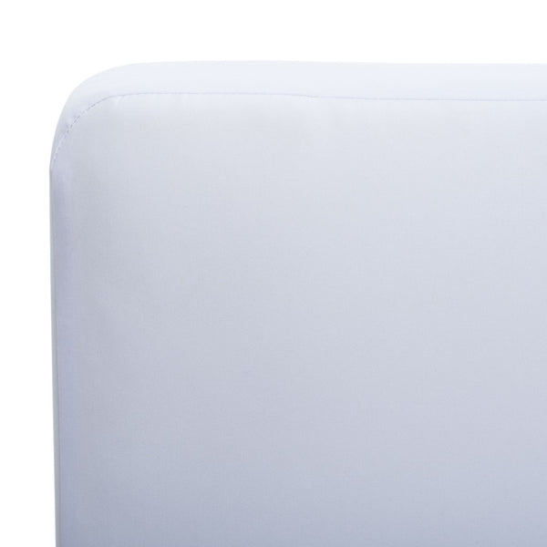 Safavieh GILLIAN Coastal Daybed with Woven Rope Accents for Relaxing Outdoor Lounging by the Pool or Patio Black / White PAT7527B