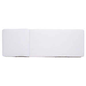 Safavieh GILLIAN Coastal Daybed with Woven Rope Accents for Relaxing Outdoor Lounging by the Pool or Patio Heather Tan / White PAT7527D