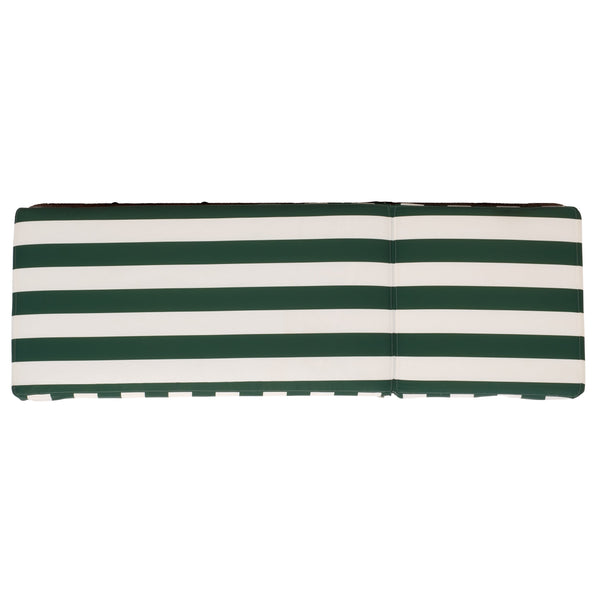 Safavieh Gillian Sunlounger - Coastal Style With Natural Rope, Perfect For Your Outdoor Relaxation Oasis Heather Tan ,Hunter Green Str Steel,Rope Pat7527h