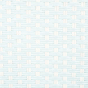 Safavieh CALIFORNIA Armchair - Coastal-Inspired Bistro Design for Elegant Outdoor Seating & Relaxation Baby Blue / White PAT7531G-SET2