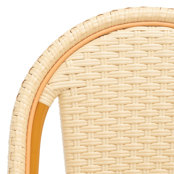 Safavieh CALIFORNIA Counter Stool - Stylish Outdoor Dining Chair with Ergonomic Design for All-Weather Use Natural PAT7532A