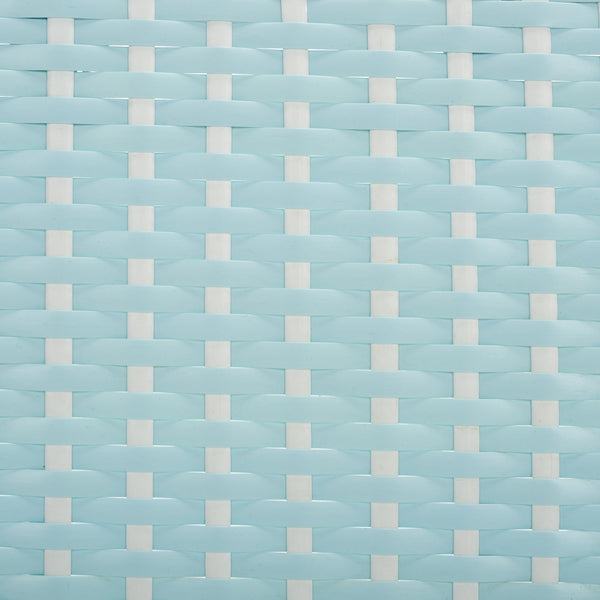 Safavieh California Counter Stool - Stylish French Bistro Design For Elegant Outdoor Dining Spaces Baby Blue ,White Metal,Wicker Pat7532g