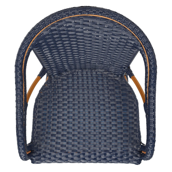 Safavieh California Counter Stool With Arm Navy PAT7533B