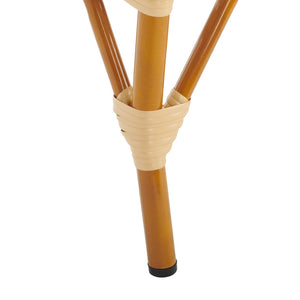 Safavieh CALIFORNIA Bar Stool - Elegant Outdoor Seating with Weather-Resistant Faux Wicker & Aluminum Frame Natural PAT7535A