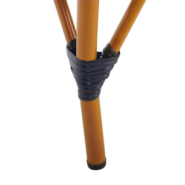 Safavieh CALIFORNIA Bar Stool - Elegant Outdoor Seating with Weather-Resistant Faux Wicker & Aluminum Frame Navy PAT7535B