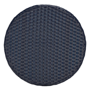 Safavieh CALIFORNIA Bistro Table - Coastal Charm & Durability for Small Outdoor Spaces, Perfect for Two! Navy PAT7536B