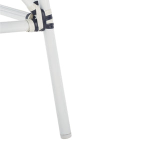 Safavieh CALIFORNIA Bistro Table - Coastal Charm & Durability for Small Outdoor Spaces, Perfect for Two! Navy / Navy PAT7536F