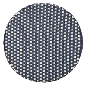 Safavieh CALIFORNIA Bistro Table - Coastal Charm & Durability for Small Outdoor Spaces, Perfect for Two! Navy / Navy PAT7536F