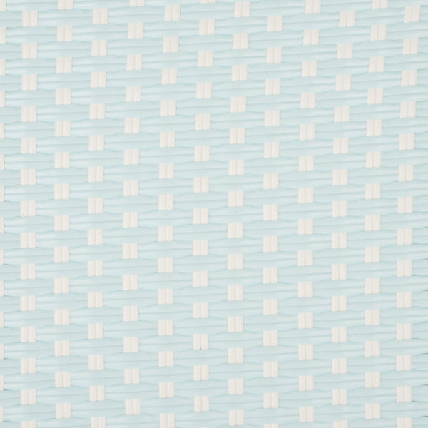 Safavieh CALIFORNIA Bistro Table - Coastal Charm & Durability for Small Outdoor Spaces, Perfect for Two! Baby Blue / White PAT7536G