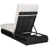 Safavieh Vale Lounger Black / White PAT7537A