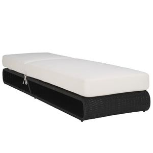 Safavieh Vale Lounger Black / White PAT7537A