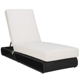 Safavieh Vale Lounger Black / White PAT7537A