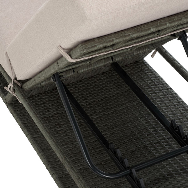 Safavieh Vale Lounger Grey Brown / Light Grey PAT7537C