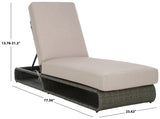 Safavieh Vale Lounger Grey Brown / Light Grey PAT7537C