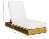 Safavieh Vale Lounger Natural / White PAT7537D