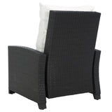 Safavieh Landon Recliner Chair Black / White PAT7538A