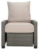 Safavieh Landon Recliner Chair Grey / Light Grey PAT7538B