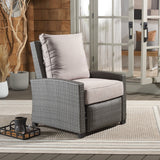 Safavieh Landon Recliner Chair Grey / Light Grey PAT7538B