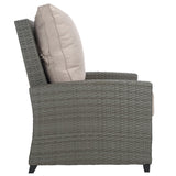 Safavieh Landon Recliner Chair Grey / Light Grey PAT7538B