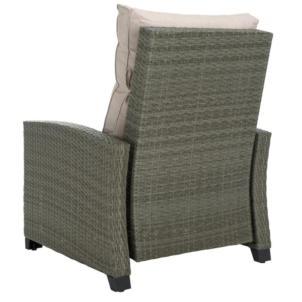Safavieh Landon Recliner Chair Grey Brown / Light Grey PAT7538C