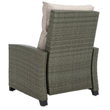 Safavieh Landon Recliner Chair Grey Brown / Light Grey PAT7538C