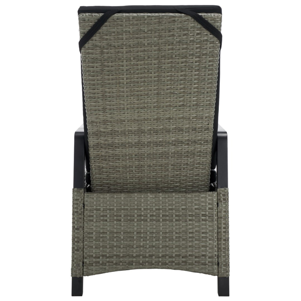 Safavieh Herman Recliner Chair Grey Brown / Black PAT7539A
