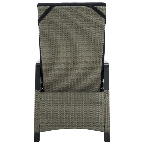 Safavieh Herman Recliner Chair Grey Brown / Black PAT7539A