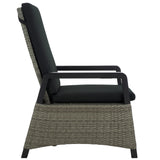 Safavieh Herman Recliner Chair Grey Brown / Black PAT7539A