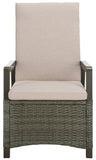 Safavieh Herman Recliner Chair Grey Brown / Light Grey PAT7539B