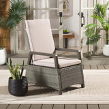 Safavieh Herman Recliner Chair Grey Brown / Light Grey PAT7539B