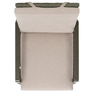 Safavieh Herman Recliner Chair Grey Brown / Light Grey PAT7539B