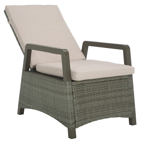 Safavieh Herman Recliner 3 Piece Set Grey Brown / Light Grey PAT7540B